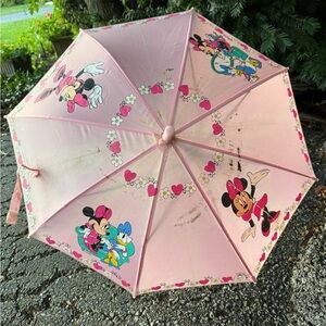 Disney Pink Minnie Mouse Umbrella
